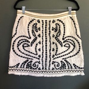 Maeve by Anthropologie Embroidered Skirt, size 10